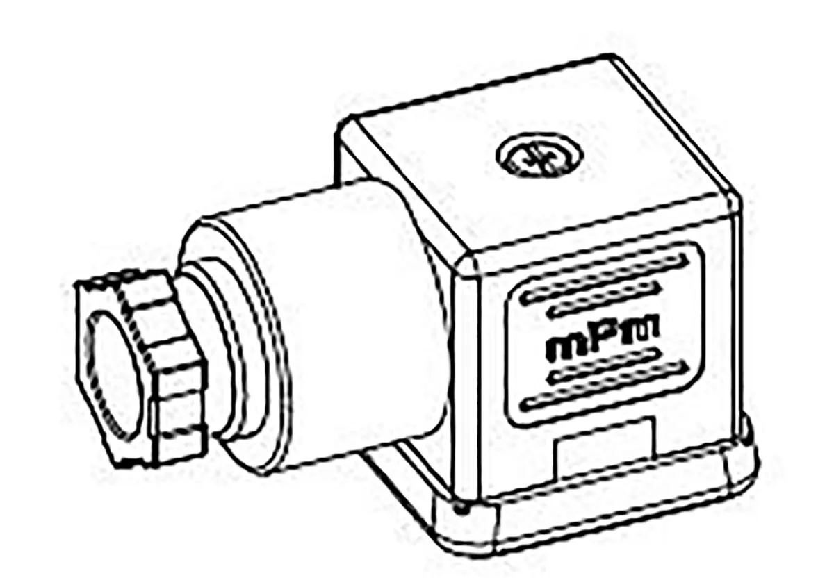 Produktfoto 1 von Molex 121064  Ventilsteckverbinder DIN 43650 A 2P / 12 V mit Lampe, PG9, Klar