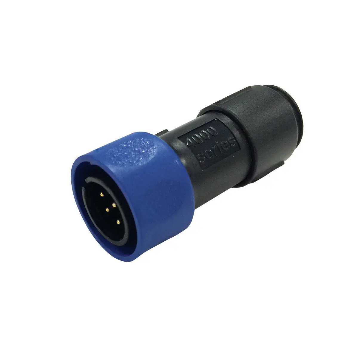 Produktfoto 1 von Bulgin Buccaneer 4000 20 Miniature Rundsteckverbinder Stecker 4-polig Stecker 3A Kabel IP66, IP69K, IP68