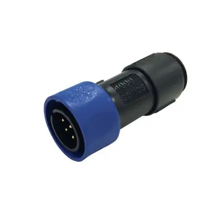 Bulgin Buccaneer 4000 20 Mini Rundsteckverbinder Stecker 2-polig / 5.0A Kabelmontage, Lötanschluss IP66, IP68, IP69K