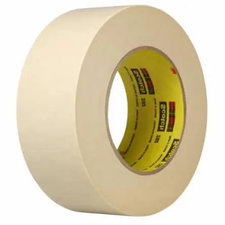 Produktfoto 1 von 3M 202 Scotch Krepppapier Abdeckband Hellbraun, Stärke 0.16 mm Gummi-Kleber 48mm x 55 m