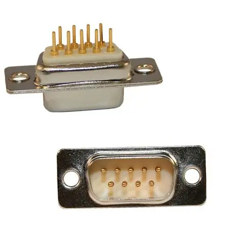 Norcomp 172 D-Sub-Steckverbinder D Gerade, 15-polig 2.54 mm Raster, Durchsteckmontage Stecker, mit 4-40
