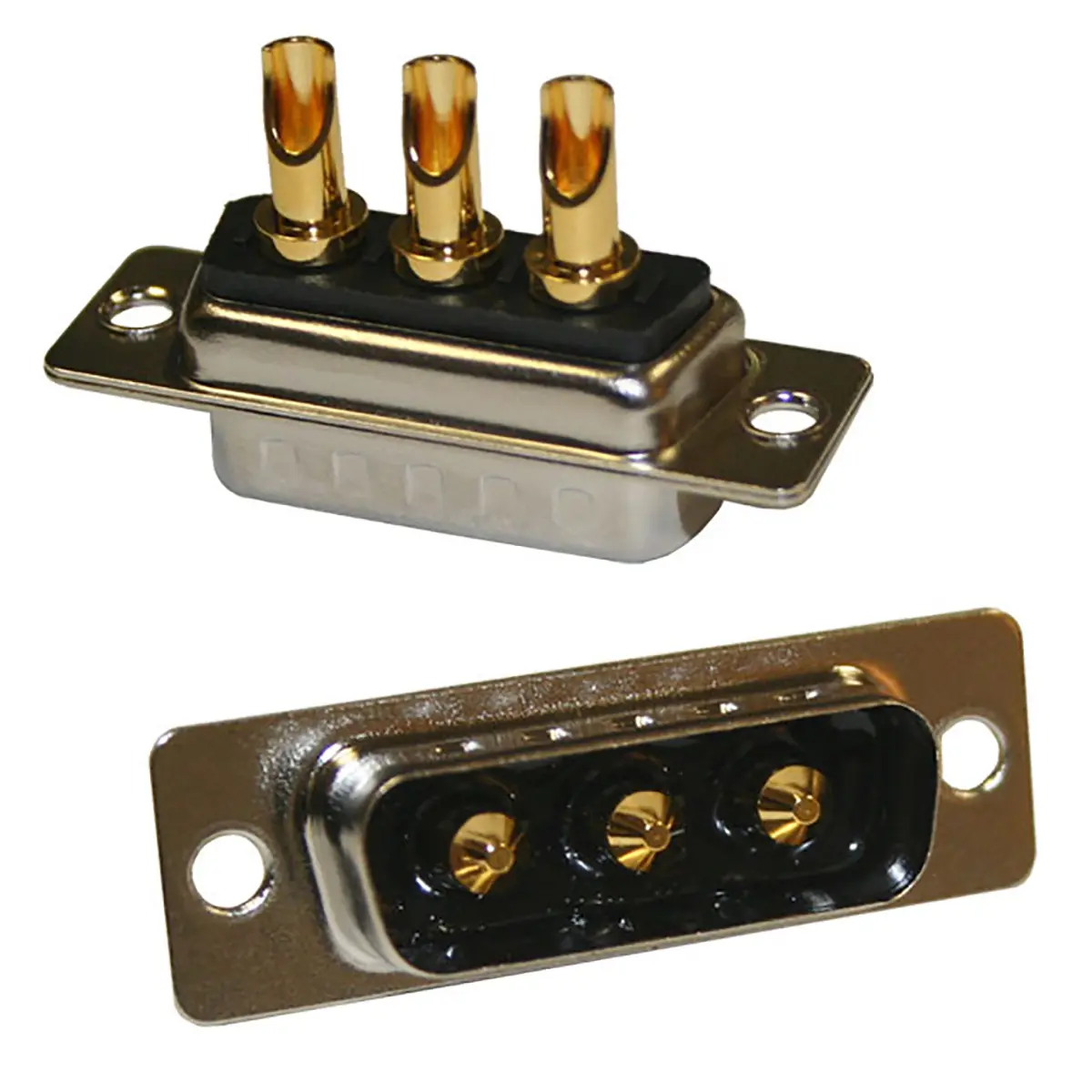 Produktfoto 1 von Norcomp 680S D-Sub-Steckverbinder Gerade, 3-polig 6.85 mm Raster, Panel Stecker