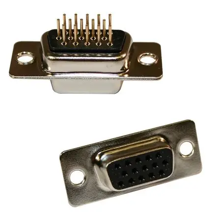 Norcomp 180 D-Sub-Steckverbinder Gerade, 44-polig 2.29 mm Raster, Durchsteckmontage Buchse, mit 4-40 Platinenbefestigung