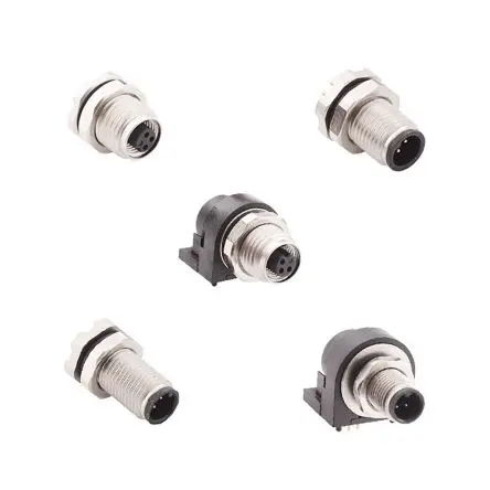 Norcomp 850 M5 Rundsteckverbinder Stecker 2-polig Stecker 1A Kabel IP67, IP68