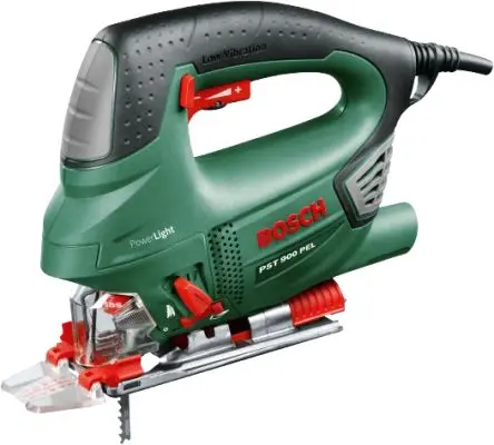 Produktfoto 1 von Bosch PST 900 PEL Mit Leitung Bürstenmotor, Schnitttiefe 90 mm 45 ° 650 W 230V