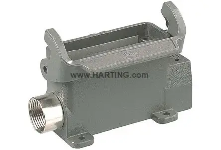 Produktfoto 1 von HARTING Han A Kappe für robusten Stromversorgungsstecker 1 Hebel 1, Oberfläche 16A Haube, IP65