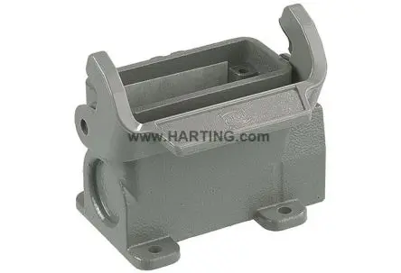 Produktfoto 1 von HARTING Han A Kappe für robusten Stromversorgungsstecker 1 Hebel 1, Oberfläche 10A Haube, IP65
