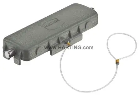Produktfoto 1 von HARTING Han B Schutzabdeckung für Kabel-Kabel-Gehäuse, 250V, 2.08 mm², 0.5 mm², 24B