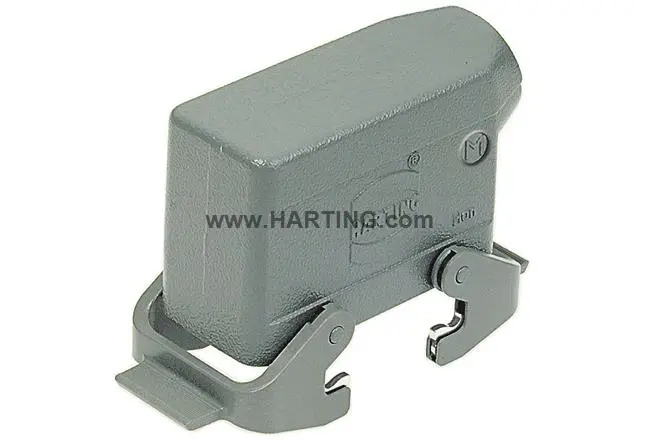 Produktfoto 1 von HARTING Han B Kappe für robusten Stromversorgungsstecker 2 Hebel 2, Kabel 24B Haube, IP65