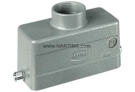 Produktfoto 1 von HARTING Han B Kappe für robusten Stromversorgungsstecker 1 Hebel 1, Kabel 16B Haube, IP65, IP66, IP67