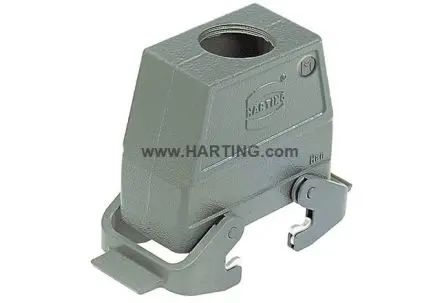 Produktfoto 1 von HARTING Han B Kappe für robusten Stromversorgungsstecker 2 Hebel 2, Kabel 24B Haube, IP65, IP66, IP67