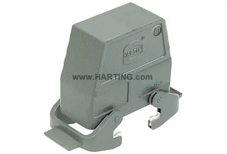 Produktfoto 1 von HARTING Han B Kappe für robusten Stromversorgungsstecker 2 Hebel 2, Kabel 16B Haube, IP65, IP66, IP67