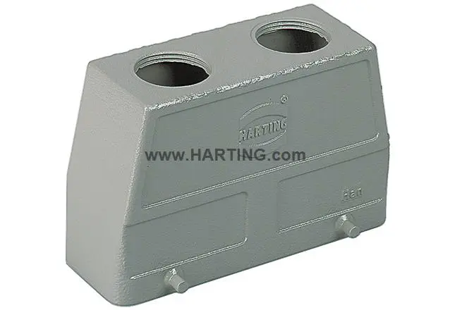 Produktfoto 1 von HARTING Han B Kappe für robusten Stromversorgungsstecker 2 Hebel 2, Kabel 24B Haube, IP65