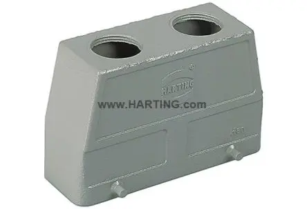 Produktfoto 1 von HARTING Han B Kappe für robusten Stromversorgungsstecker 2 Hebel 2, Kabel 24B Haube, IP65