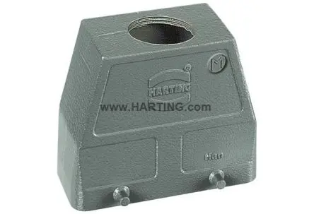 Produktfoto 1 von HARTING Han B Kappe für robusten Stromversorgungsstecker 2 Hebel 2, Kabel 10B Haube, IP65, IP66, IP67