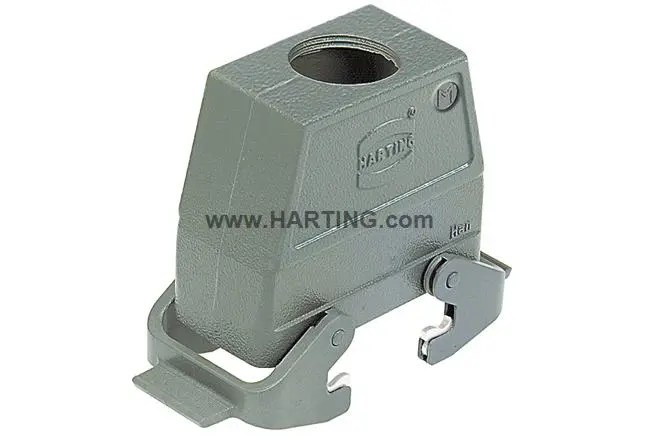 Produktfoto 1 von HARTING Han B Kappe für robusten Stromversorgungsstecker 2 Hebel 2, Kabel 24B Haube, IP65