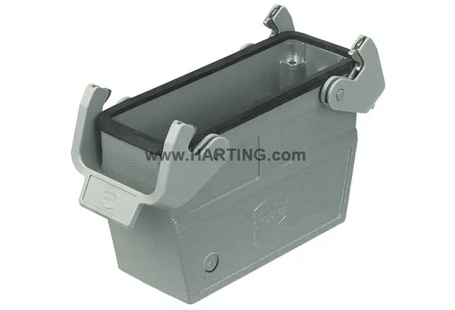 Produktfoto 1 von HARTING Han B Kappe für robusten Stromversorgungsstecker 2 Hebel 2, Kabel 24B Haubenkupplung, IP65