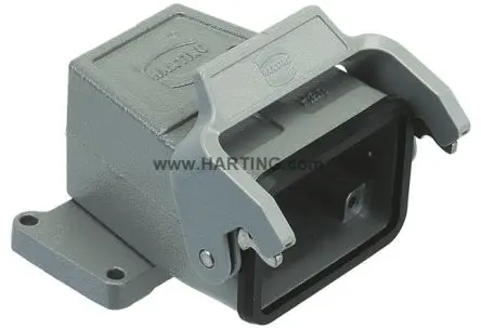 Produktfoto 1 von HARTING Han B Kappe für robusten Stromversorgungsstecker 1 Hebel 1, Kabel 6B Haubenkupplung, IP65