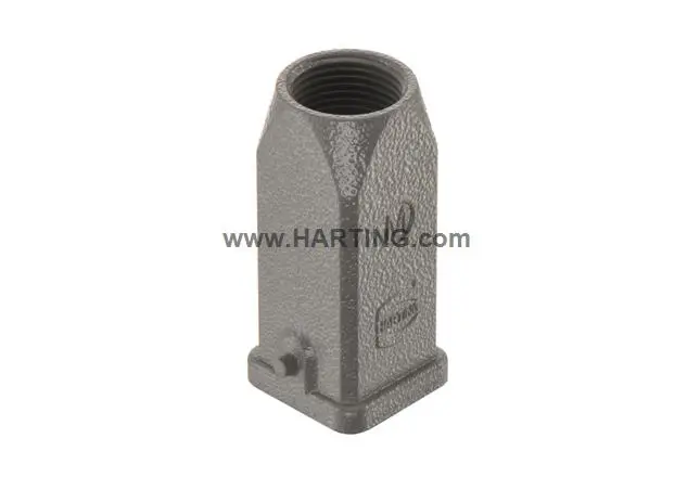 Produktfoto 1 von HARTING Han A Kappe für robusten Stromversorgungsstecker 1 Hebel 1, Kabel 3A Haube, IP44, IP40