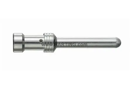 Produktfoto 1 von HARTING Han E Kontakt für robusten Stromversorgungsstecker Stecker 16A Crimpkontakt 1.5 mm² 1.5 mm²