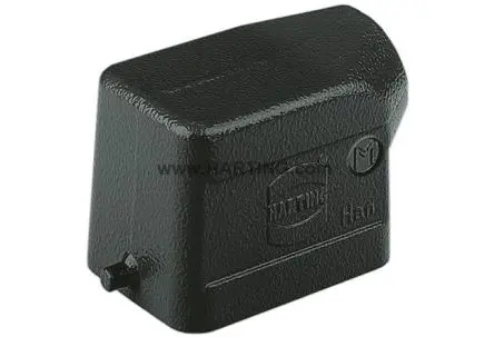 Produktfoto 1 von HARTING Han M Kappe für robusten Stromversorgungsstecker 1 Hebel 1, Kabel 6B Haube, IP65