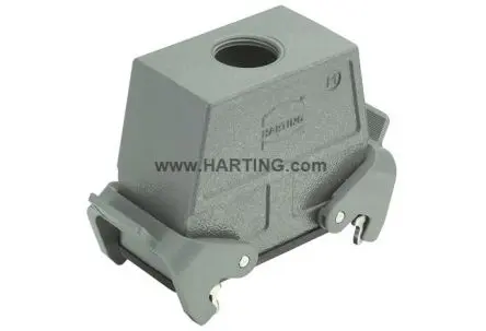 Produktfoto 1 von HARTING Han B Kappe für robusten Stromversorgungsstecker 2 Hebel 2, Kabel 16B Haubenkupplung, IP65