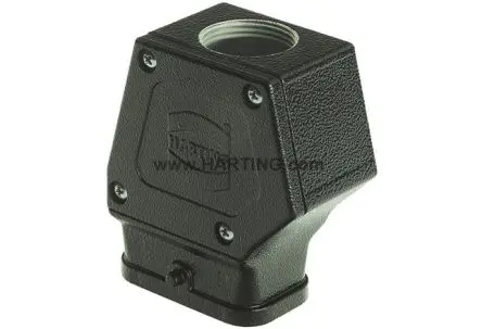 Produktfoto 1 von HARTING Han-Compact Kappe für robusten Stromversorgungsstecker 1 Hebel 1, Kabel 8 Haube, IP65
