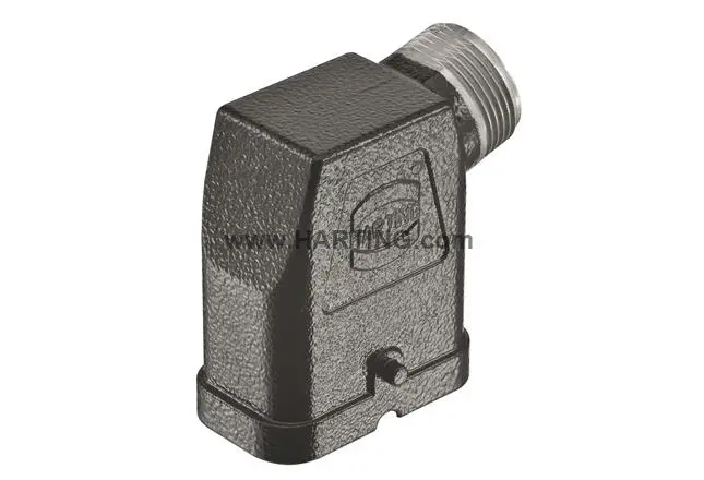 Produktfoto 1 von HARTING Han-Compact Kappe für robusten Stromversorgungsstecker 1 Hebel 1, Kabel 8 Haube, IP65