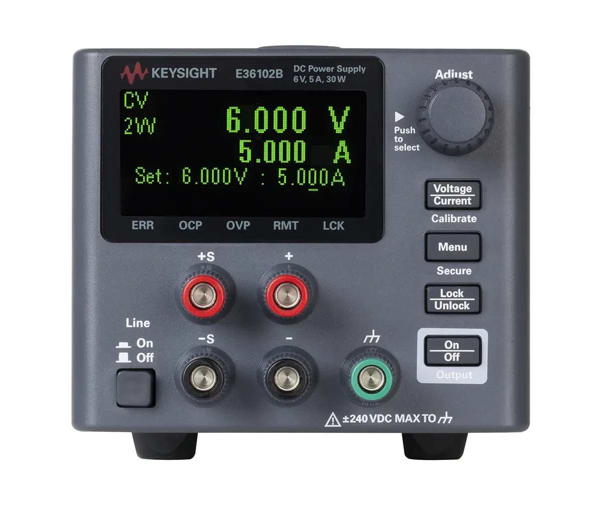 Produktfoto 1 von Keysight Technologies E36102B Digital Labornetzgerät 30W, 0 → 6V / 5A