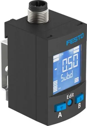 Produktfoto 1 von Festo Drucksensor, 0 bar bis 10 bar 30V dc, IP65, IP67 50 °C