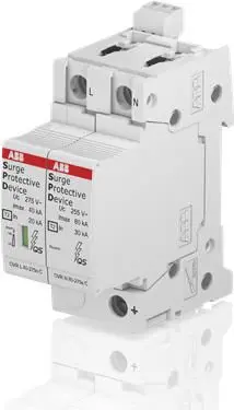 Produktfoto 1 von ABB OVR Überlastschutzgerät Überlastschutzgerät 40 kA 275V, DIN-Hutschiene, -40 °C→80 °C