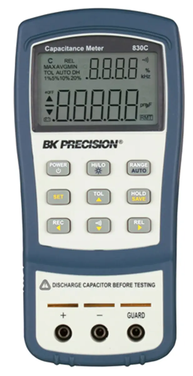 Produktfoto 1 von BK Precision BK830C Tragbar Kapazitätsmessgerät 199.99 mF LCD