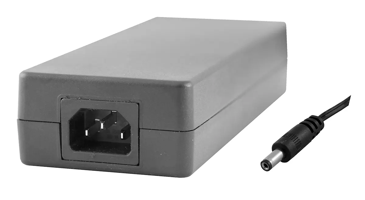 Produktfoto 1 von RS PRO Steckernetzteil 140W, 80 → 264V ac, 20V dc / 0 → 7A, IEC 320-C14 Anschluss