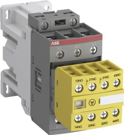 Produktfoto 1 von ABB Jokab AFS Schütz 24V dc-Spule, 3-polig, 600V ac / 50 A 24V dc 9 kW 3 Schließer Motorsteuerung 4-Hilfskontakte
