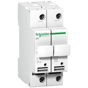 Schneider Electric STI Sicherungsschalter-Trennschalter / 2-polig 10A, 8.5 x 31.5 mm Sicherungsgröße