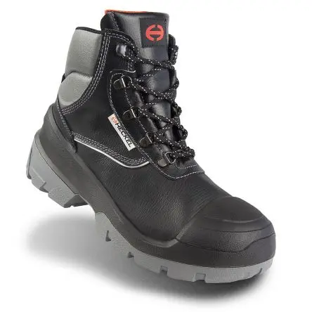 Produktfoto 1 von Heckel XXL PRO, Herren, Knöchel-Sicherheitsstiefel Schwarz mit Edelstahl-Schutzkappe, Größe 43 9