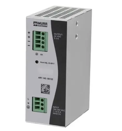 Produktfoto 1 von Murrelektronik Limited Eco-Rail DIN-Schienen Netzteil Geschalteter Modus 264V ac AC / 2.5 A 24V dc DC 60 W