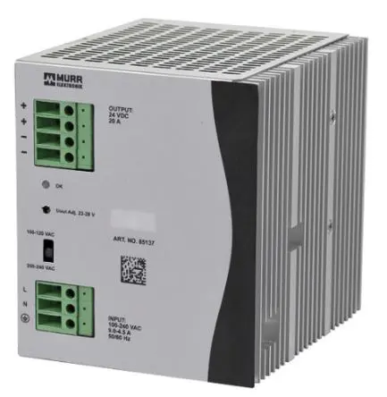 Produktfoto 1 von Murrelektronik Limited Eco-Rail DIN-Schienen Netzteil Geschalteter Modus 264V ac AC / 20 A 24V dc DC 480 W