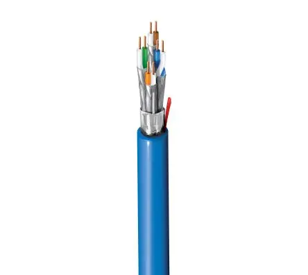 Produktfoto 1 von Belden 2201ELY Cat6a Ethernet-Kabel, 500 m, Blau Abgeschirmt Geschirmt, Aussen ø 7 mm Außen-ø , Raucharm halogenfrei