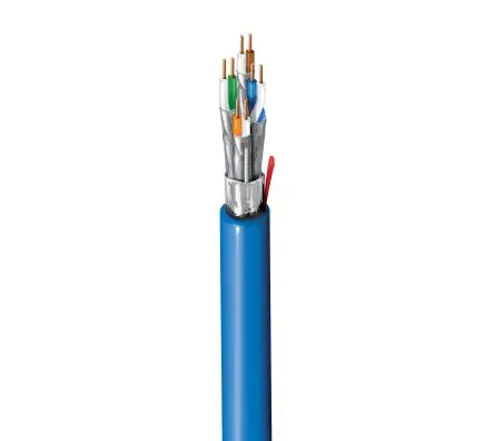 Produktfoto 1 von Belden 2201ENH Cat6a Ethernet-Kabel, 500 m, Blau Abgeschirmt Geschirmt, Aussen ø 7 mm Außen-ø , Raucharm halogenfrei