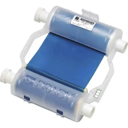 Produktfoto 1 von Brady Farbband für Etikettendrucker für BBP30, BBP31, BBP33, BBP35, BBP37, i3300, i5300, S3000, S3100, S3700 Blau L. 60