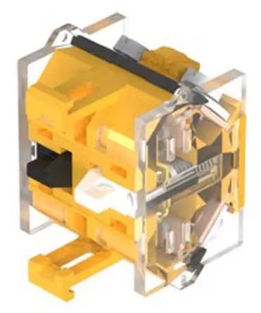 Produktfoto 1 von EAO Modularschalter-Kontaktblock 1-poliger Umschalter 500V Schraube