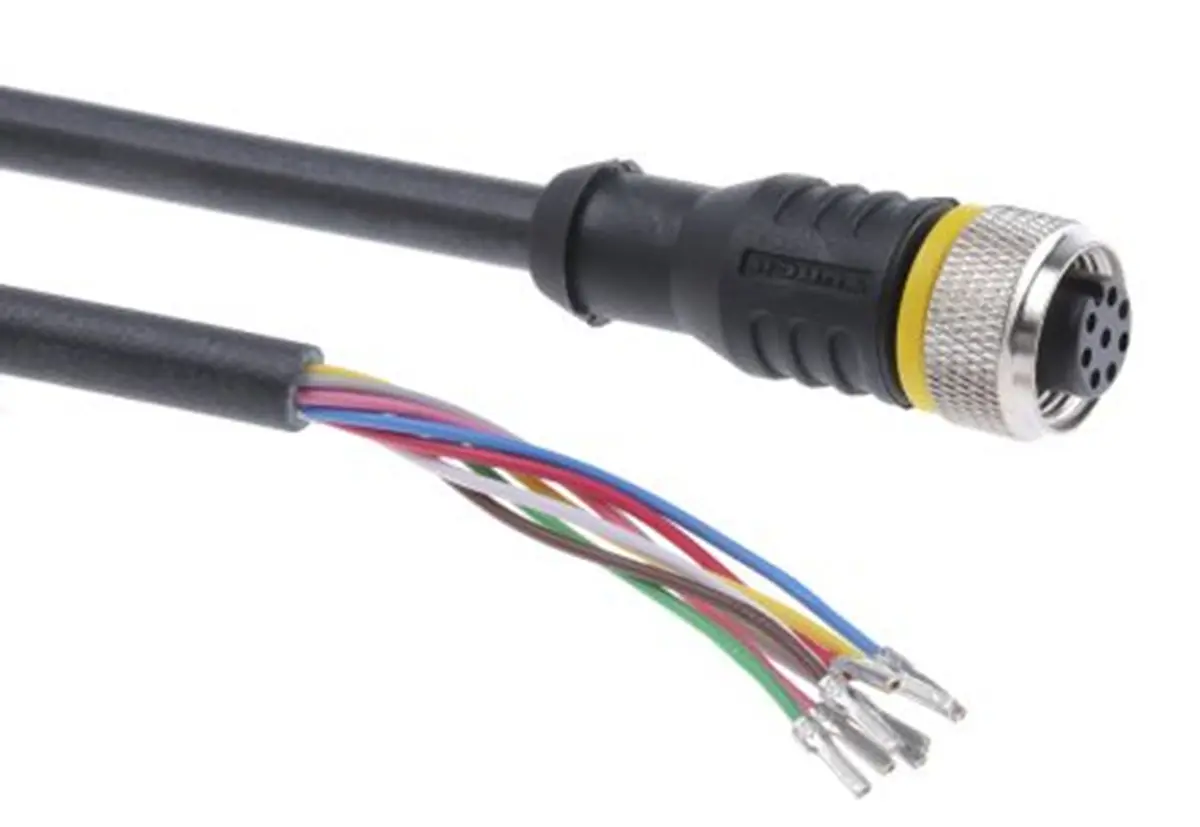 Produktfoto 1 von Turck E-RKC 8T-264-2, 8-polig Sensor-Betätigungselementkabel, M12, Gerade Buchse 8 / Nicht abgeschlossen, Länge 2 m