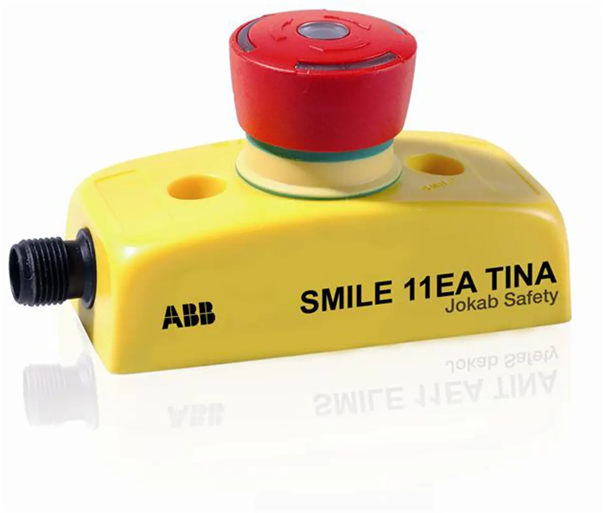 Produktfoto 1 von ABB Jokab 2TLA Not-Aus-Drucktaster, 1 Öffner, Rot IP65, 4 mm, x 52 mm, Drehfreigabe