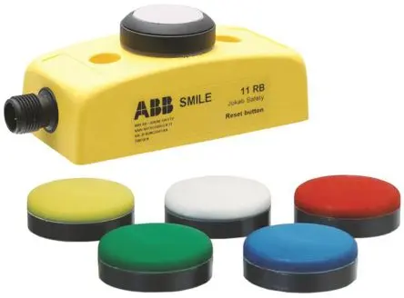 Produktfoto 1 von ABB Jokab Smile 11 RB Not-Aus-Drucktaster, Frontplattenmontage, Ø 32.2 mm, 1 Schließer Beleuchtet IP65, 0.04m, x 36 mm,