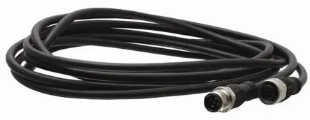 Produktfoto 1 von ABB Jokab M12-C312, 5-polig Sensor-Betätigungselementkabel, M12-Stecker Stecker 5 / M12 5 Buchse, Länge 3 m