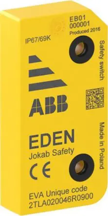 Produktfoto 1 von ABB Jokab OSSD Elektronische Erkennung Berührungsloser Sicherheitsschalter aus Thermoplast, Magnetisch