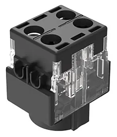 Produktfoto 1 von EAO Drucktaster-Kontaktblock 1 Wechsler 250V ac/dc Schraube