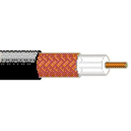 Produktfoto 1 von Belden 9201 RG58 Koaxialkabel, Verlegekabel, 52 Ω, 152.4 m, Aussen ø 4.826 mm Außen-ø , Schwarz