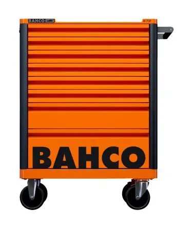 Bahco Stahl Werkzeugwagen, Typ Trolley 8 Schubladen mit Rollen, 952mm x 510mm x 782mm